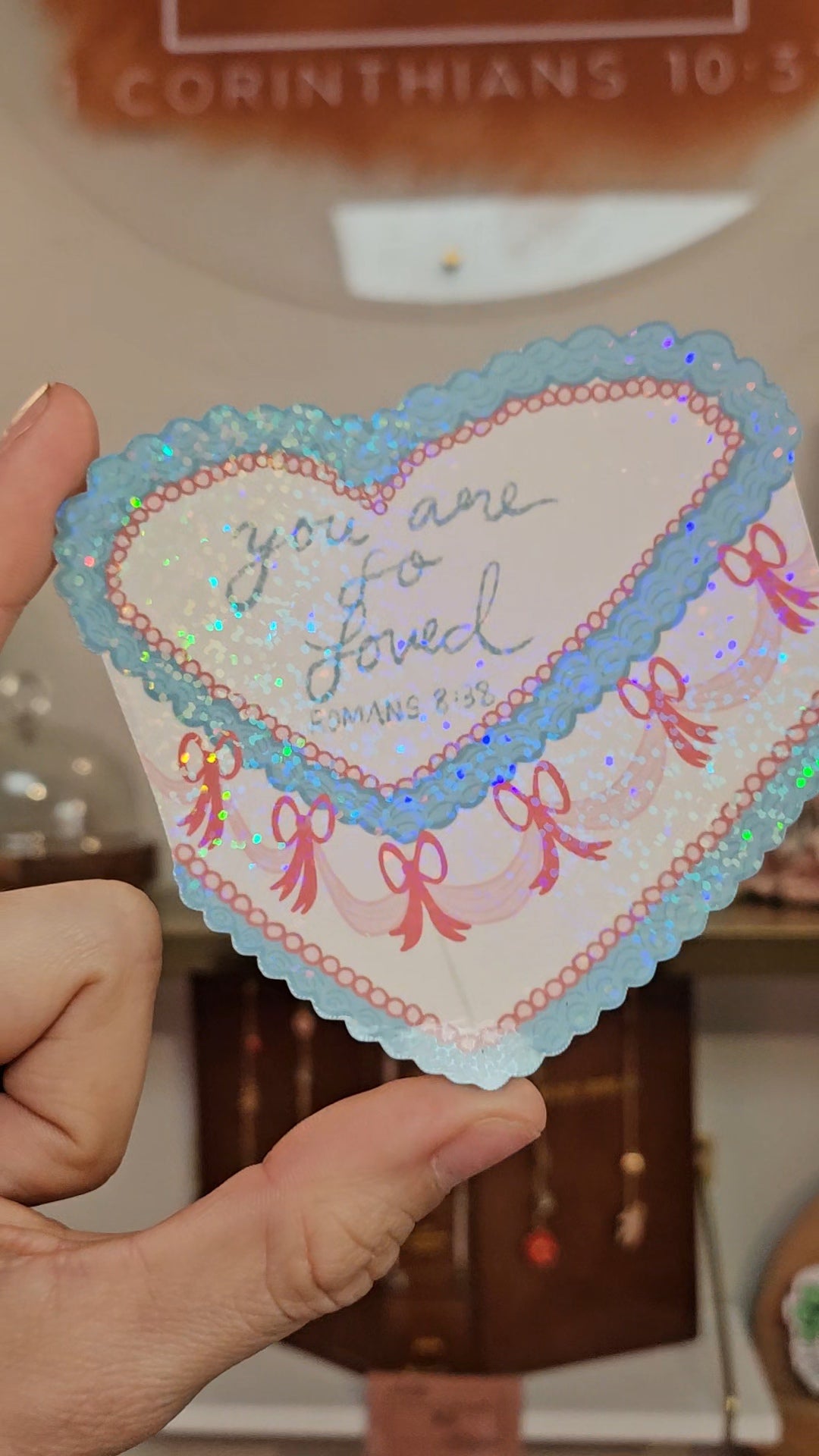 You Are So Loved Cake Sticker