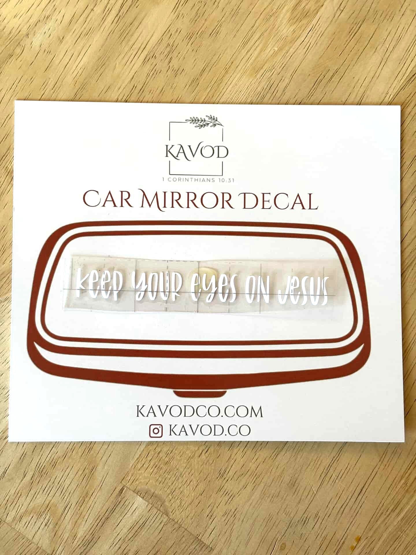 New! Mirror Decals