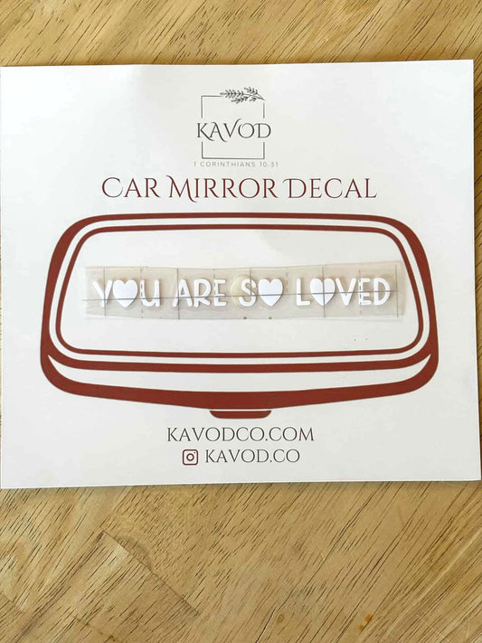 New! Mirror Decals