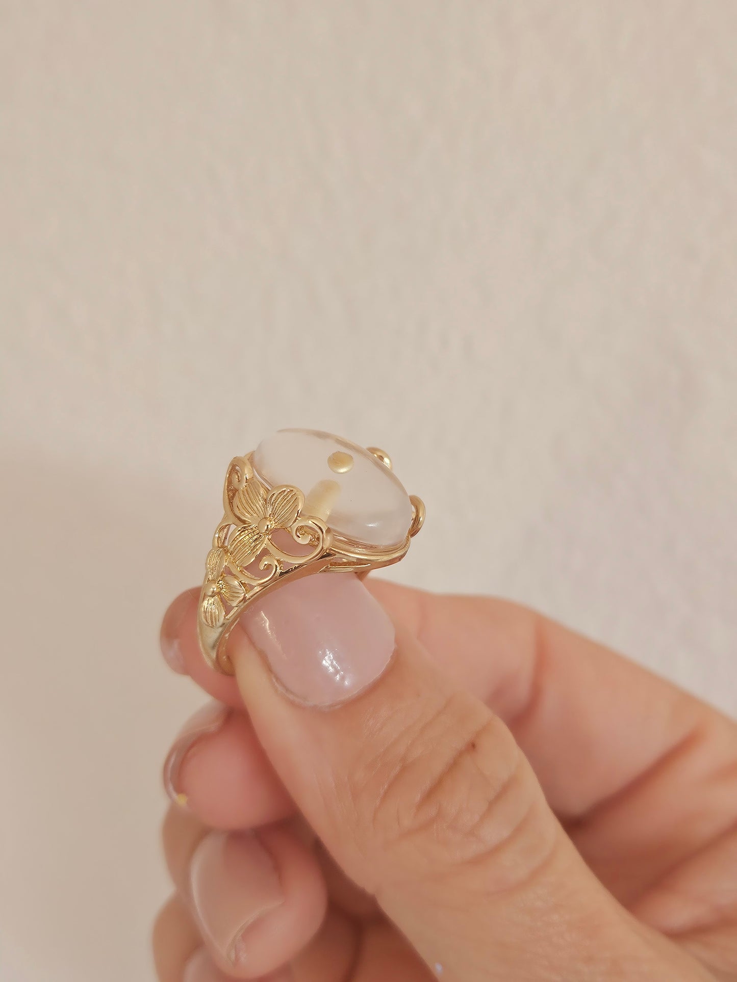 Oval Mustard Ring