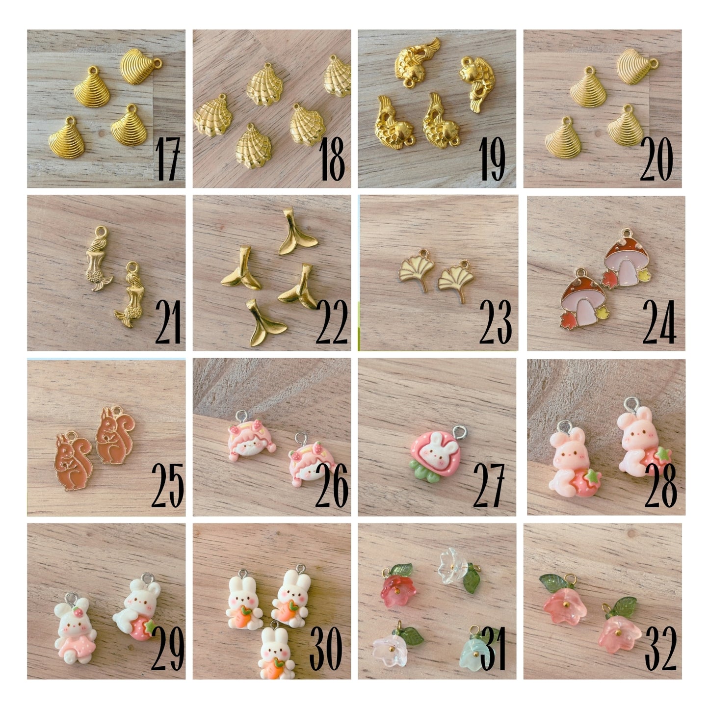 New! Custom Charm Metal Bookmark