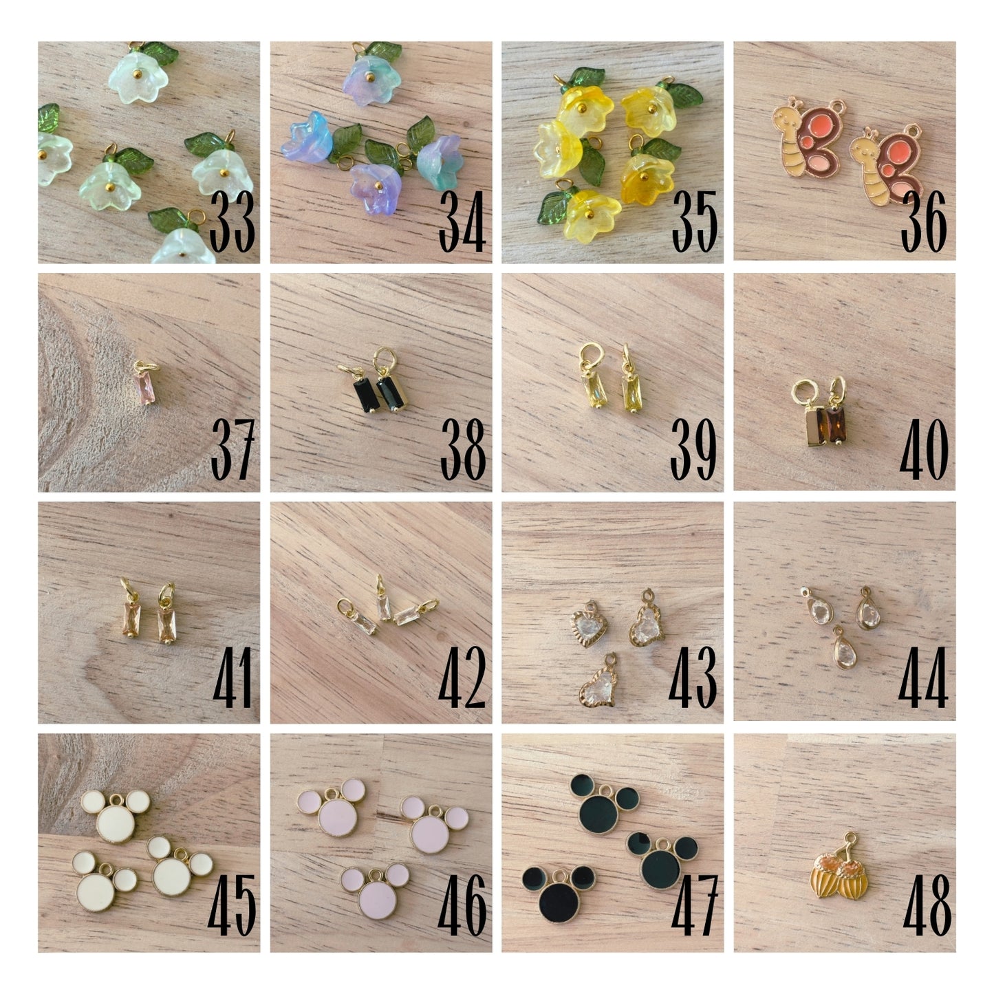 New! Custom Charm Metal Bookmark