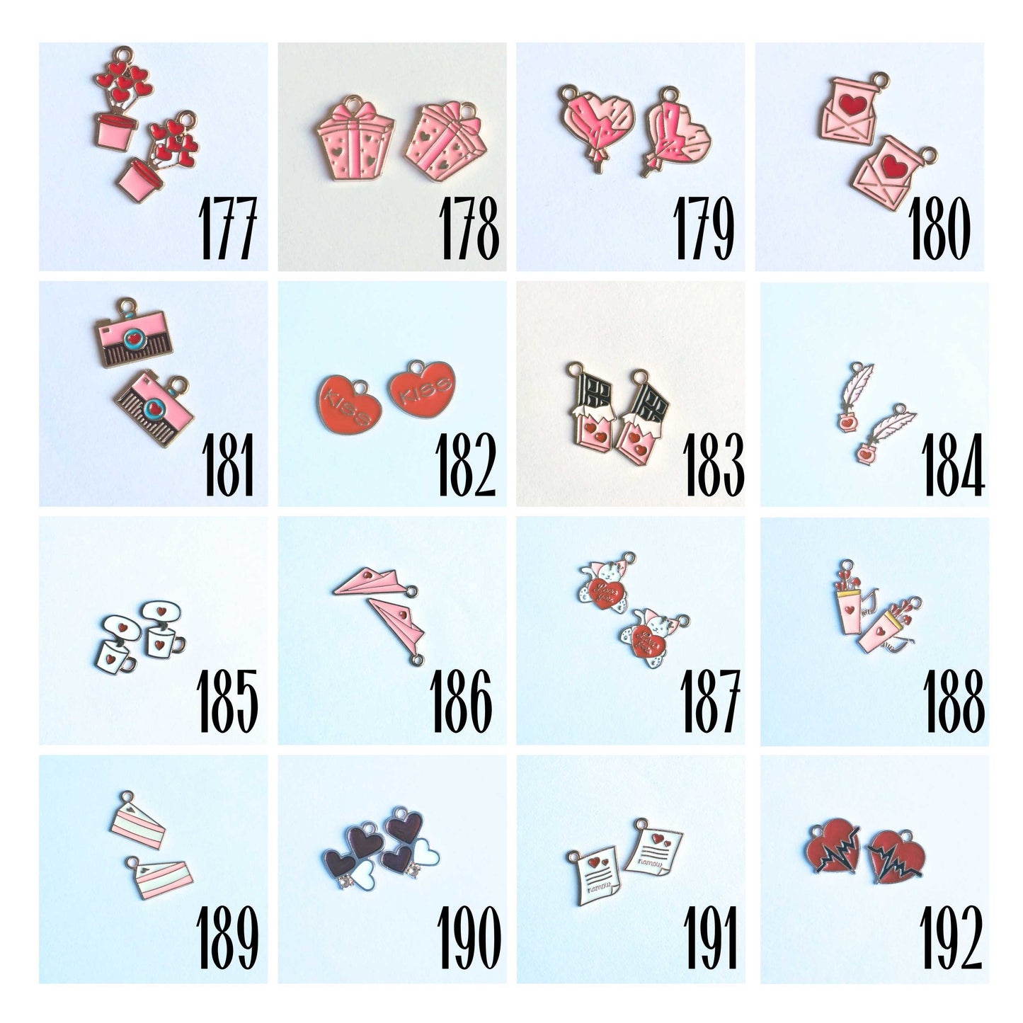 New! Custom Charm Metal Bookmark