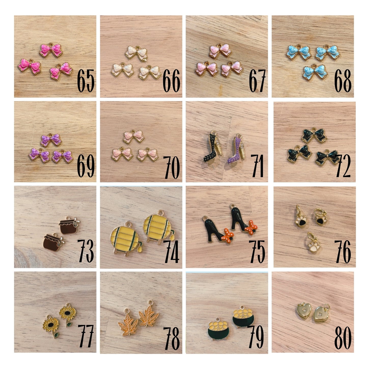 New! Custom Charm Metal Bookmark