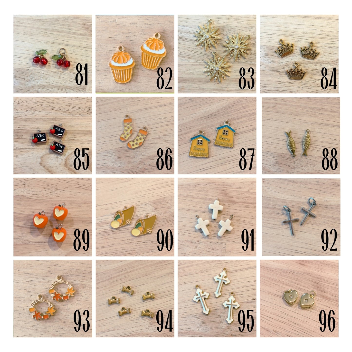 New! Custom Charm Metal Bookmark