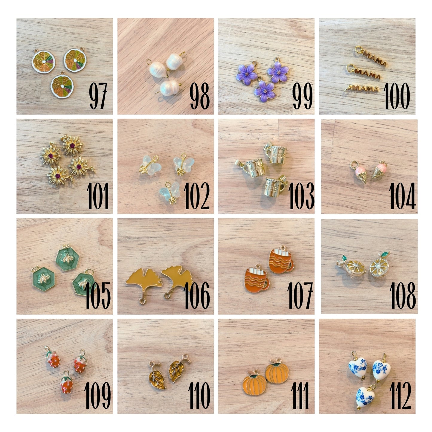 New! Custom Charm Metal Bookmark