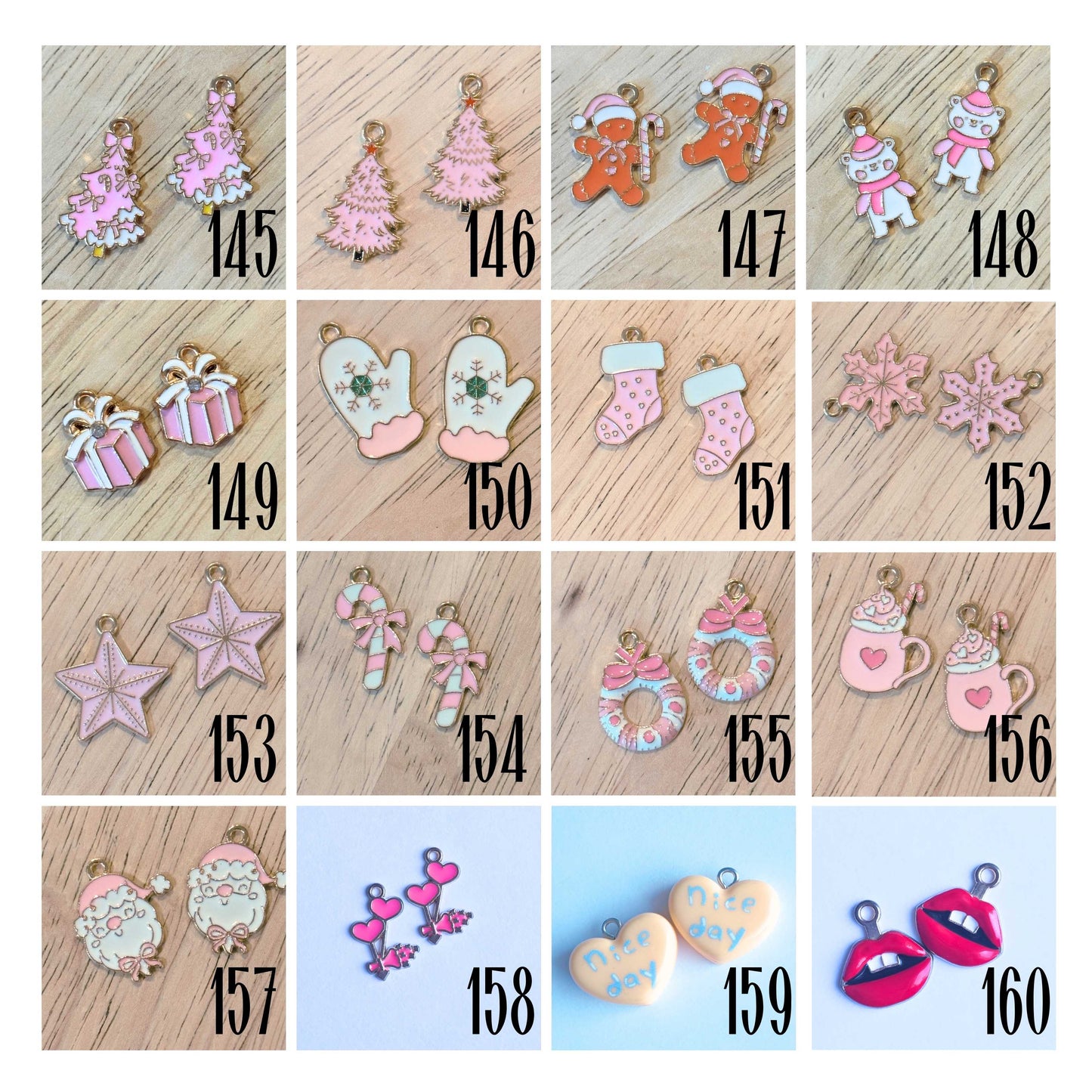 New! Custom Charm Metal Bookmark